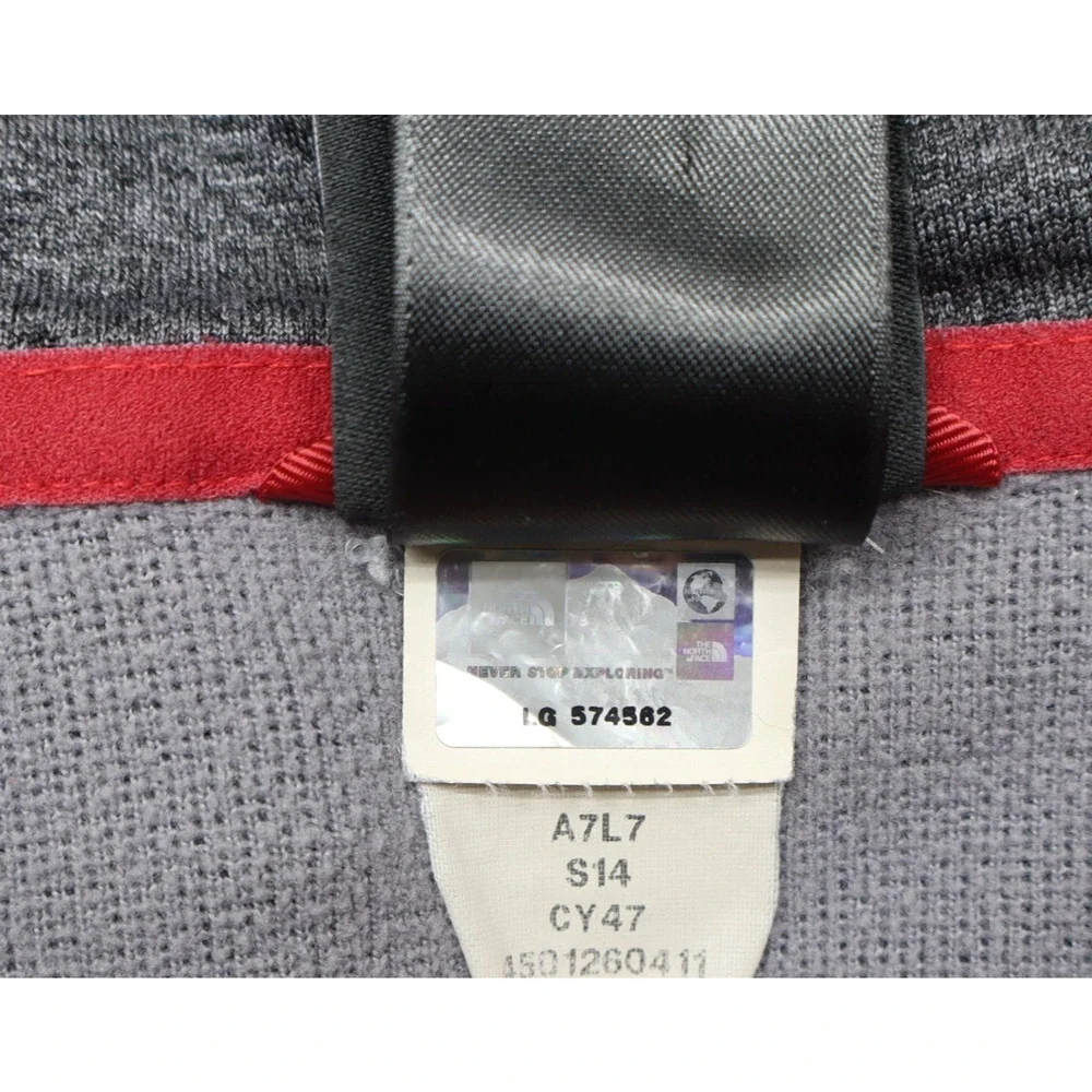 The North Face Men's Canyonlands Grey 1/4 Zip Pullover Sweatshirt Sz M